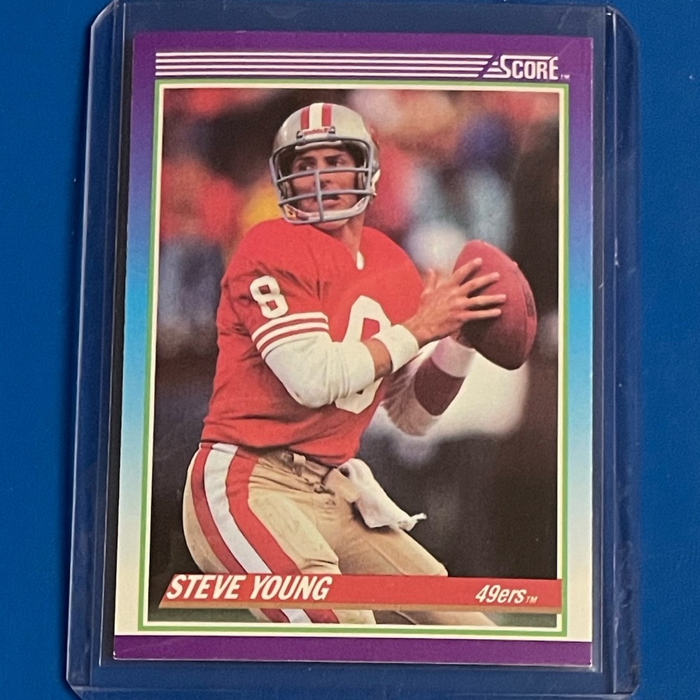 Steve Young #145 1990 Score Football Trading Card